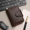 Men RFID Blocking Wallet Large Capacity Credit Card Holder Zipper Accordion Card Case Leather Card Organizer Coin Purse