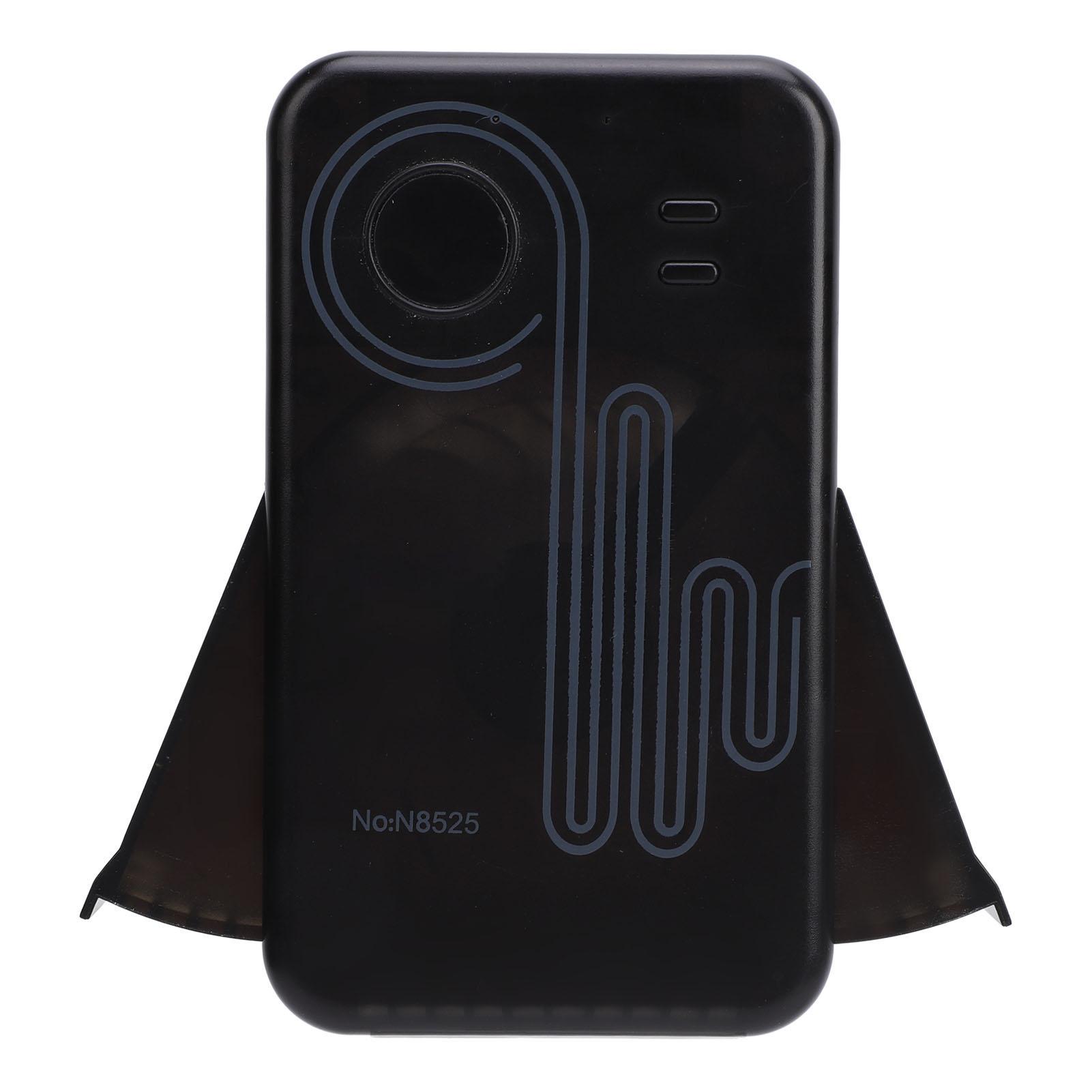 

Color Paint Air Dryer Rechargeable Portable Paint Dryer Three Speeds Miniature Watercolor Dryer for Art Exam Black чорний