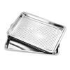 Homeglen 304 Stainless Steel Perforated Rectangular Steamer Tray
