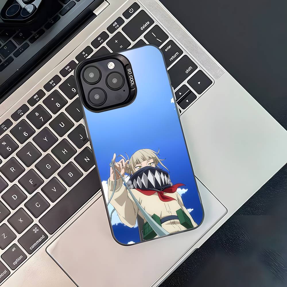 Anime Toga Himiko Phone Case For iPhone 17,16,15,14,13,12,11,Pro,XS,Max,Plus,Mini,SE4,E Black Matte Shockproof Cover