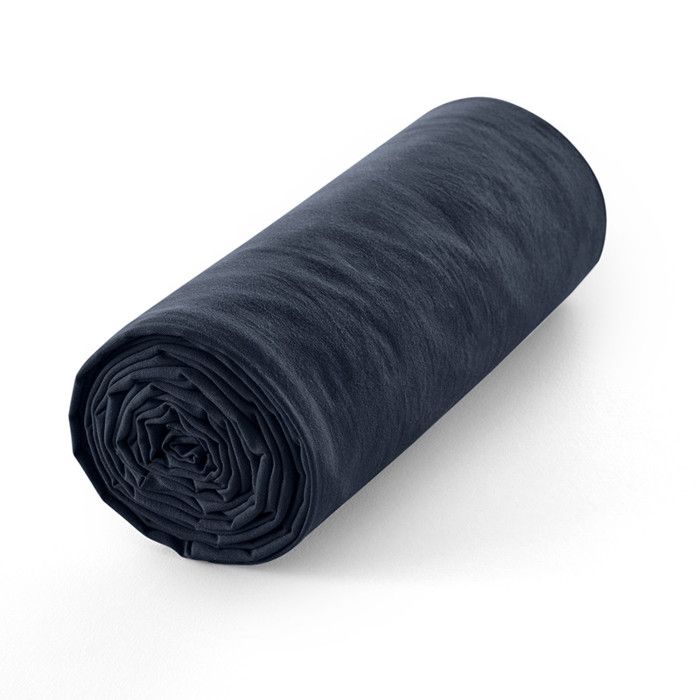 Drap housse 160 x 200 cm bonnet 30 cm "Prémium" pour lit 2 places