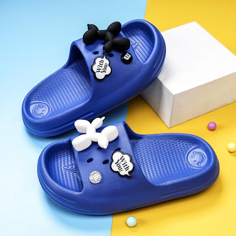 Practical Cute And Summer Slippers For Kids Cartoon Dog Design Eva Nonslip Shoes