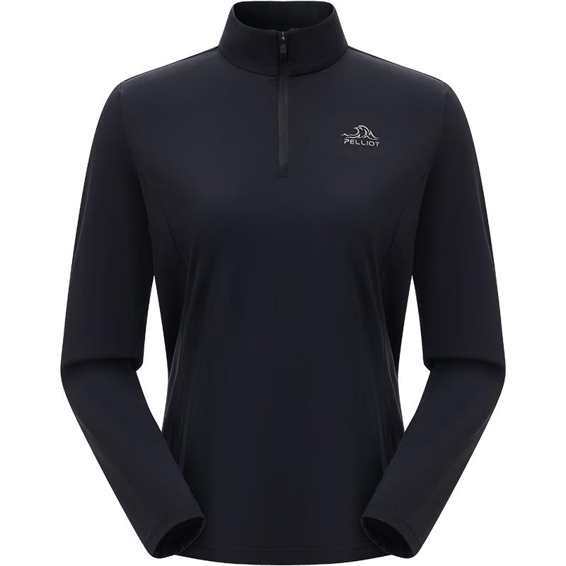 Pelliot Outdoor Quick Dry Long Sleeve Stand Collar T-Shirt