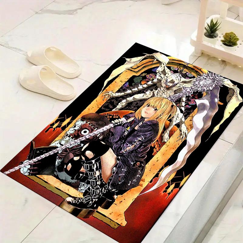 Death Note Anime Carpet Rug for Living Room Bedroom Home Sofa Decoration, Kids play Non-slip Floor Mat