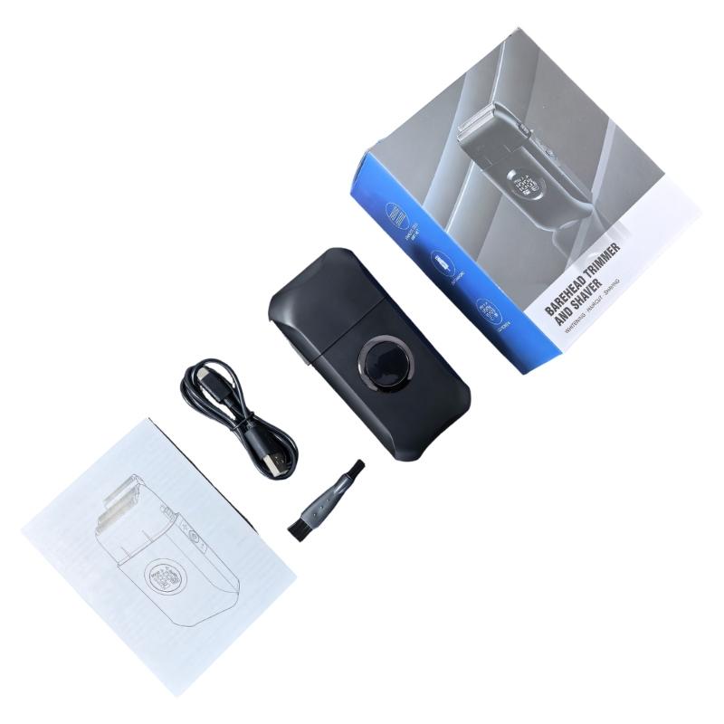 Fashionable Electric Shaver Travel Waterproof Rechargeable Travel Trimmer Quick Shaving Tool for Multifunctional Use