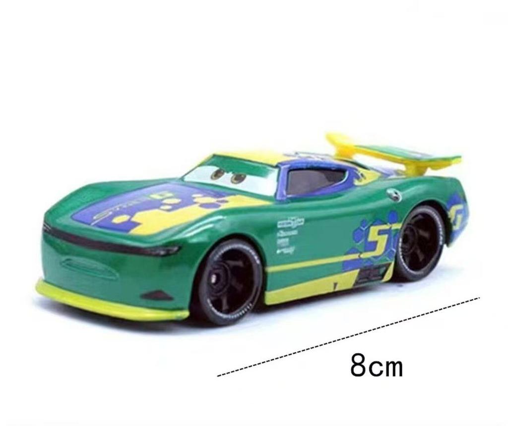 Disney Cars 1:55 Diecast Alloy Racing Car - Lightning McQueen & Jackson Storm Metal Model Collectible Christmas Gift
