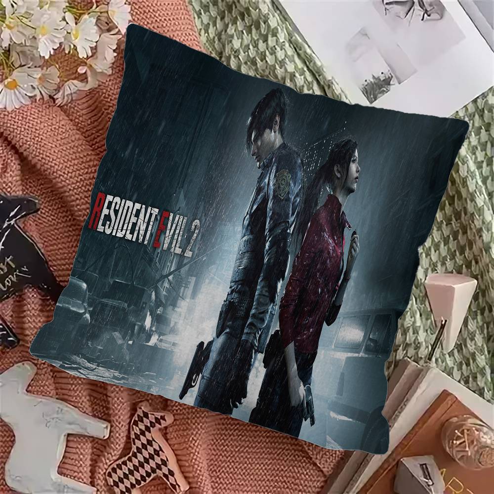 R-Resident E-Evil Games 45*45cm Cushion Cover Pillow Cover Decor Pillowcase Home Pillowcase for Couch Pillow