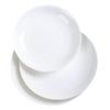 White Bone China Ceramic Dinner Plate Set