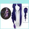Genshin Impact Raiden Shogun Cosplay Wig With Luxurious Synthetic Hair For Anime Fans