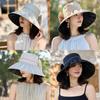 Sun Protection Wide Brim Hat With Adjustable Fit For Outdoor Summer Travel