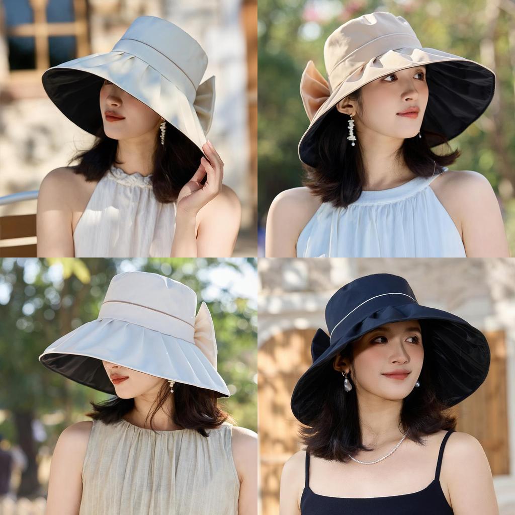 Sun Protection Wide Brim Hat With Adjustable Fit For Outdoor Summer Travel