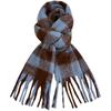 Maelard Women's Imitation Cashmere Plaid Scarf: Warm, Thick Dual-Use Shawl for Autumn and Winter.