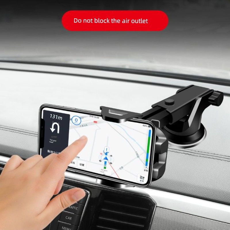 Car Phone Holder Car Interior Suction Disc Anti-Shake Car Navigation Fixed Support Frame