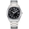 CITIZEN COLLECTION Radio-Controlled Men's Watch - Simple 3-Hand, Blue Dial, Eco-Drive, Water Resistant