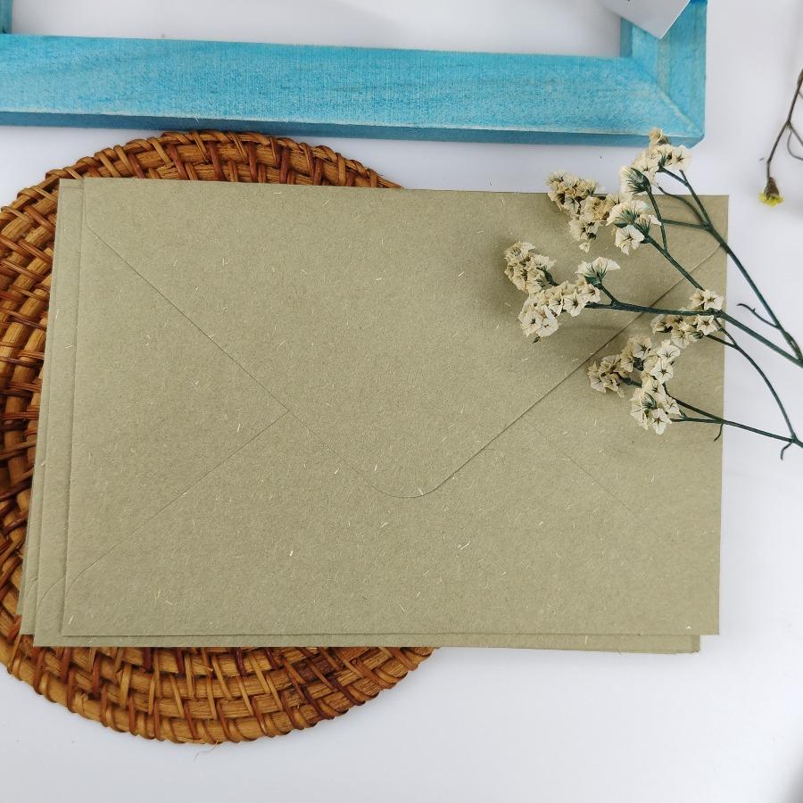 10 Stück Avocado-Umschlag 16 * 11cm Hochzeitseinladungs-Umschlag