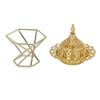 Incense Burner Gold Exquisite Light Luxury Style Incense Holder Stand for Home Bedroom Living Room Office