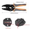 9Inch Ratcheting Crimping Tool Interchangeable Dies Crimping Pliers Wire Crimper Terminal Crimper Pliers Electrical Tool