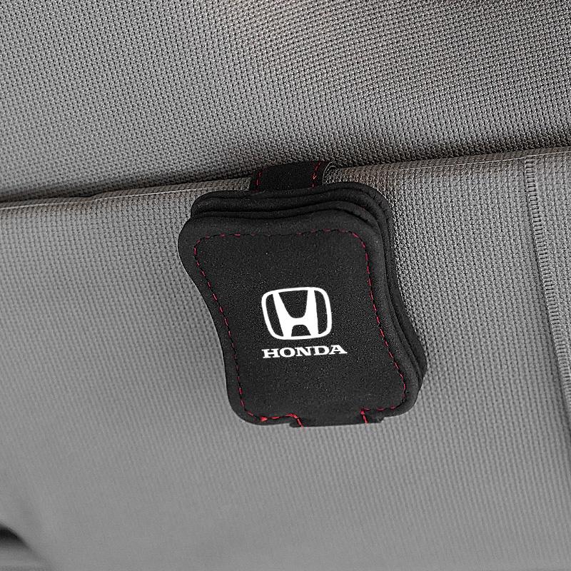 Car Sun Visor Glasses Clip Sunglasses Eyewear Storage Holder For Honda Civic Accord Fit CRV Jazz Odyssey Insight Legend HRV City EB1