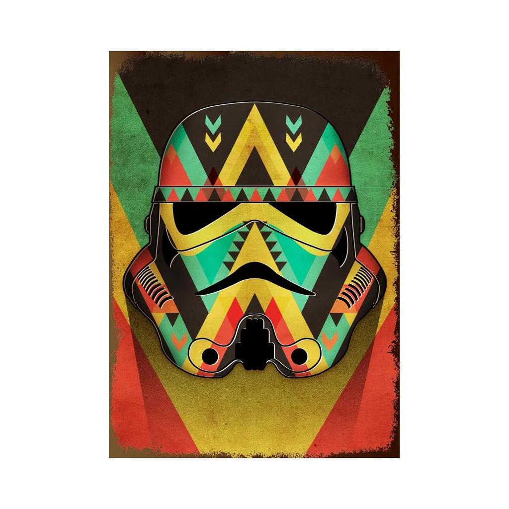 Miniso Classic Movie Metal Tin Sign Comics Posters and Prints Wall Art Picture for Living Room Home Decor