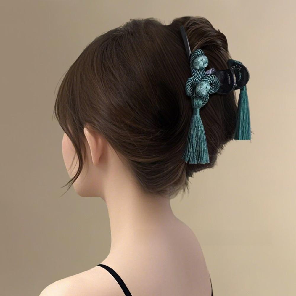 Elegant Cheongsam Style Hair Grasp Tassel Hanfu Hair Accessories  Traditional Wear