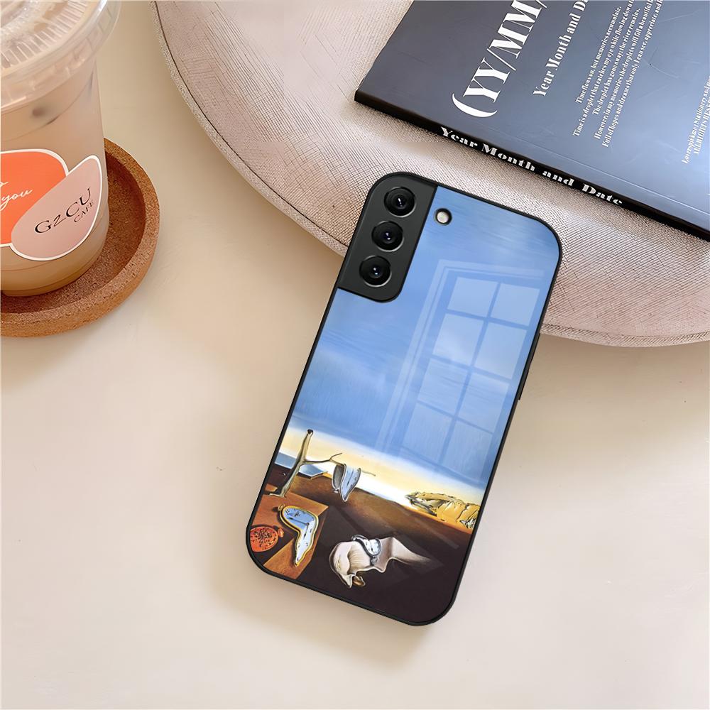 Salvador Dali Art Phone Case Glass For Samsung Galaxy S26 S25 S23 S24 S21 S22 S20 Ultra Fe Plus A15 A14 Cover