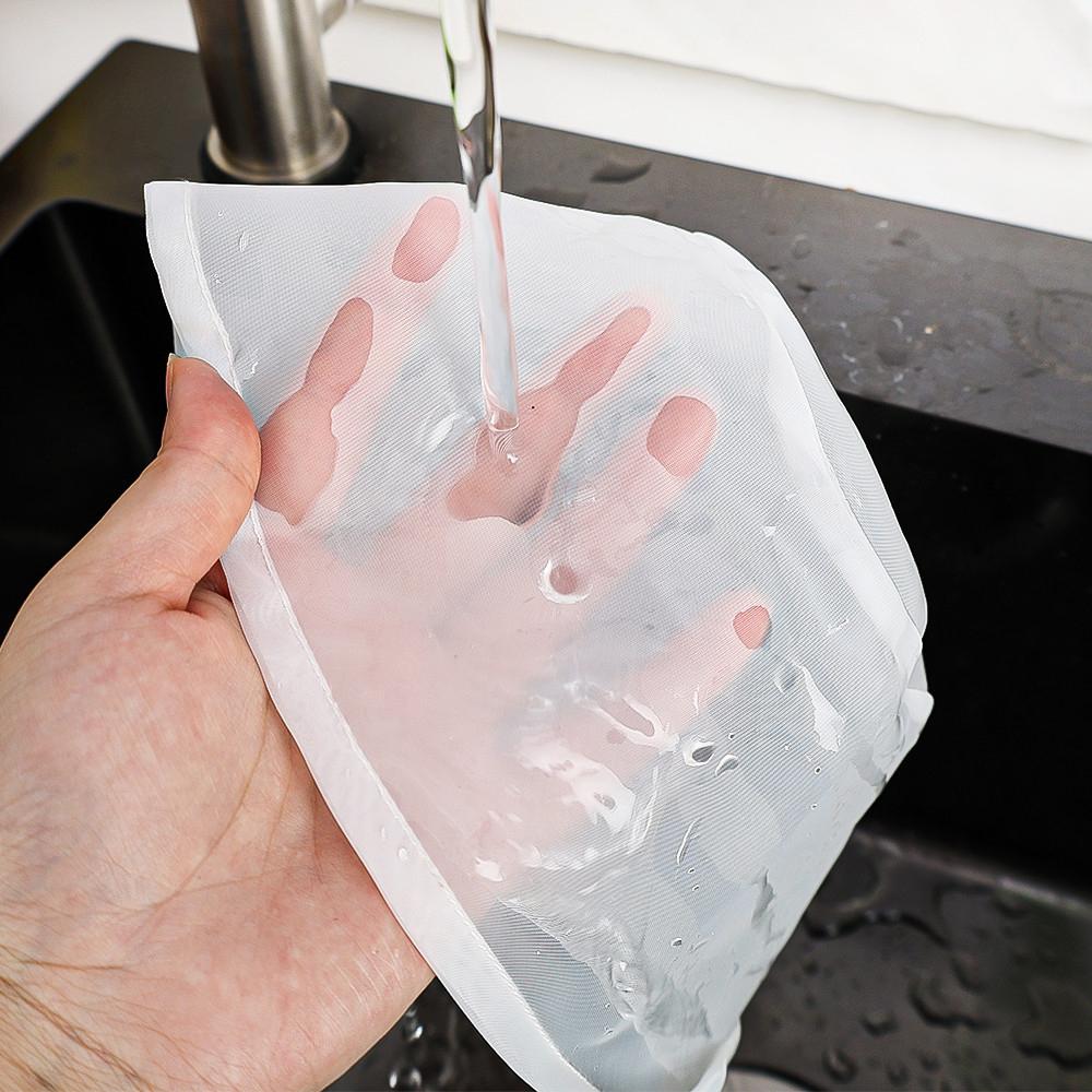 Bowl Type Filter Bags Reusable Vegetable Water Filter Mesh Bag Fashion Drawstring Filter Bag
