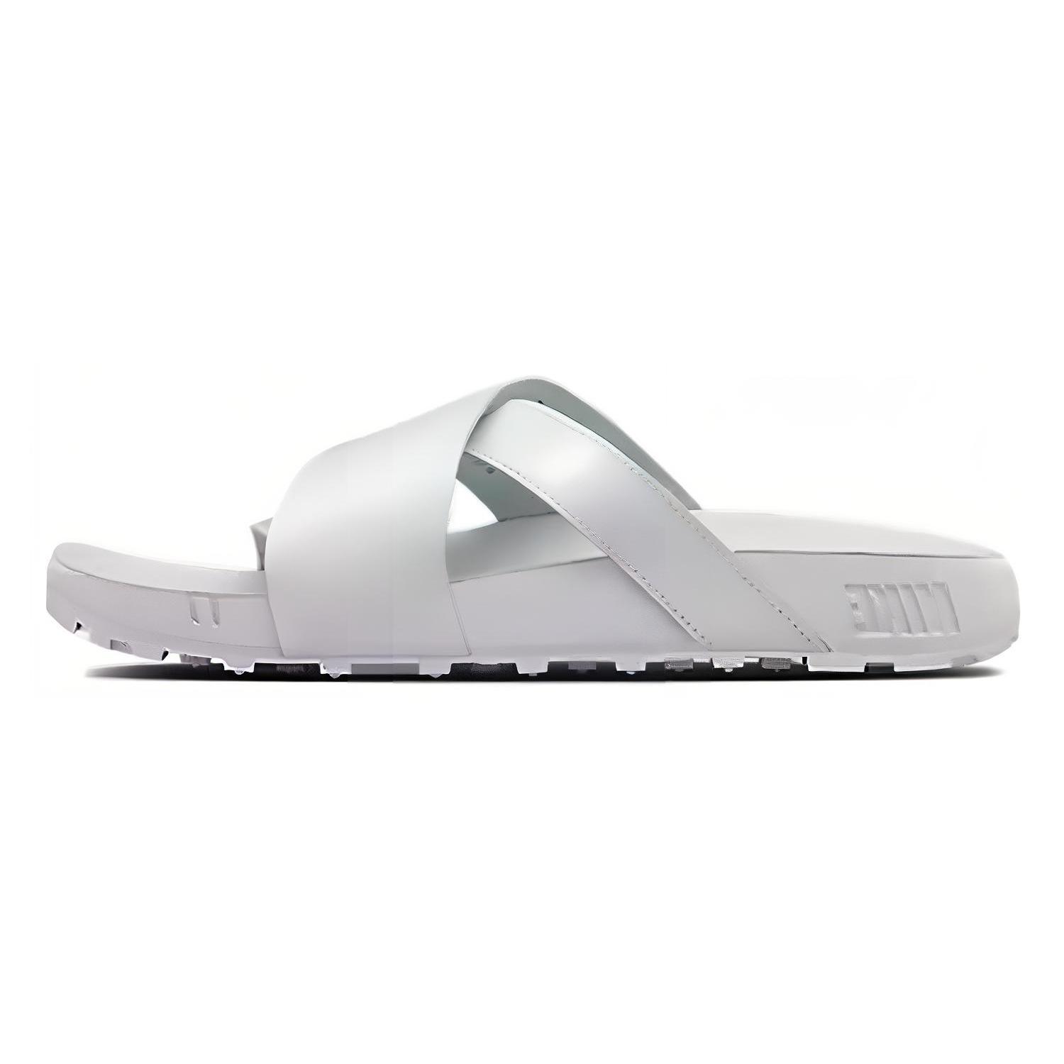 

New Nike Slip Resistant Slide Slippers Unisex White 849756-100 44