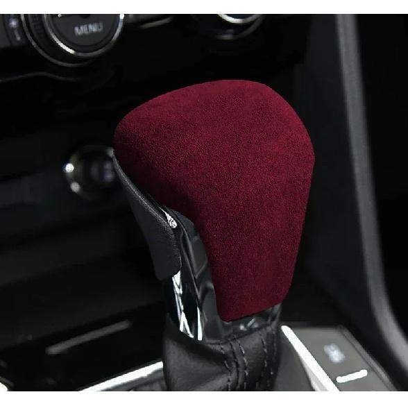 Car Gear Shift Knob Head Cover For Volkswagen VW Teramont X Tiguan X L Phideon Viloran 2017+ Alcan tara lGear Shifter Shell Trim