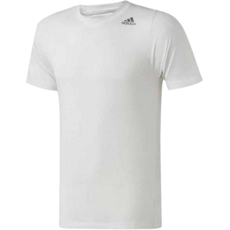 adidas Sports Training Pullover Round Neck Short Sleeve White Men s DX0792 XS