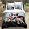 Morat Pop Band Printed Bedding Sets Exquisite Bed Supplies Set Duvet Cover Bed Comforter Set Bedding Set Luxury Birthday Gift