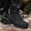Outdoor New High-top Hiking Shoes Outdoor Platform Combat Training Military Boots Extra Large Size Wide Head Hiking Shoes