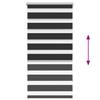 Roleta Zebra 80 X 150 Cm Czarna