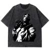 Vintage Washed T Shirts Rapper Feid Ferxxo Tour Album Tshirt Mens Women Fashion Hip Hop Cotton Casual Tshirts Fan Gifts