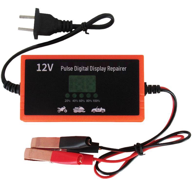 

12V Intelligent Automatic Car & Motorcycle Battery Charger