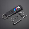 For BMW M X1 X2 X3 X5 X6 E46 E39 E90 E36E60 E34 E30 F30 G20 Car Emblem Keychain Suede Leather Keyring Pendant Gifts Accessories blcp03