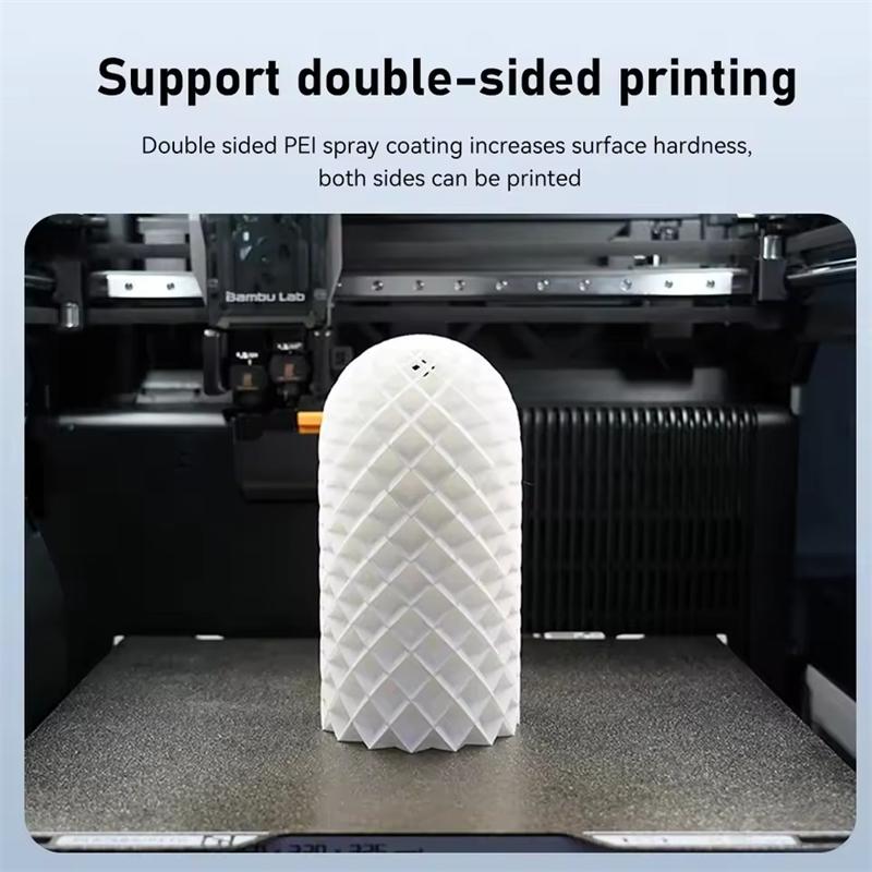 For Bambu Lab H2d Bed Double Sided Bambulab Smooth Build Plate 325x355mm Hiqh Quality For Bambu Lab H2D 3D Printer Accessories