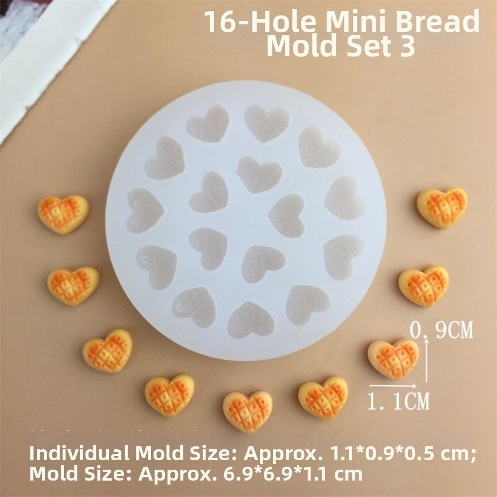 Flexible Cookie Shaped Mold Reusable Play Food Mold Baking Tool DIY Baking Tool  Candy Making Style3