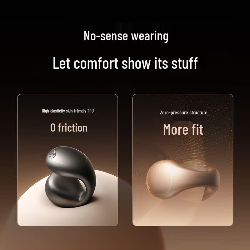 Monster Space Capsule Pro Transparent Ear Clip Bluetooth Headset