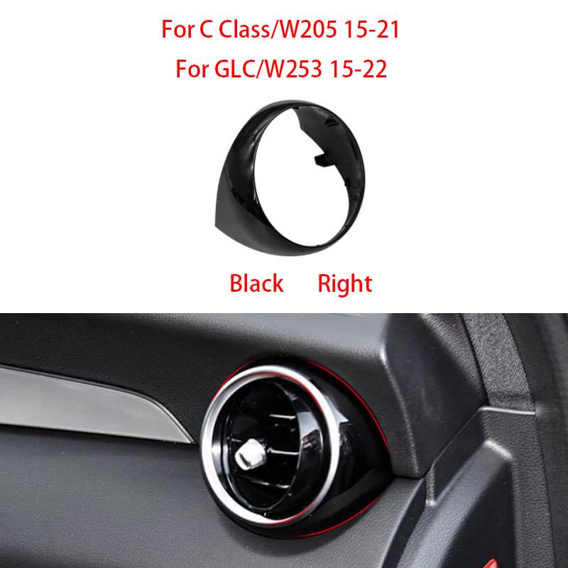 For Mercedes W205 W253 Car AC Vent Grille Air Conditioning Outer Ring Outer Frame Cover For Benz C GLC Class C180 C200 GLC300