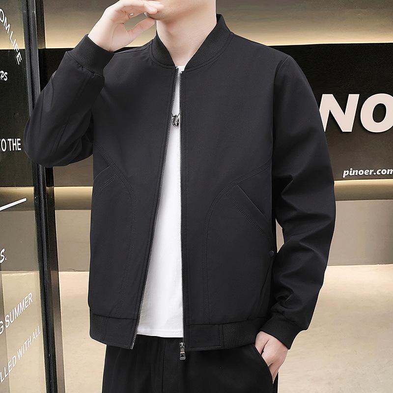 Jacket Men's Spring and Autumn Casual Jacket Bomber Jacket Loose Trendy Brand Men's and Women's Same Baseball Jersey