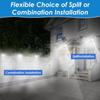 Solar Light Outdoor 190 LEDS Motion Sensor Sun Lamp Clip On Flood Light Solar Security Light Waterproof for Patio Garage Garden