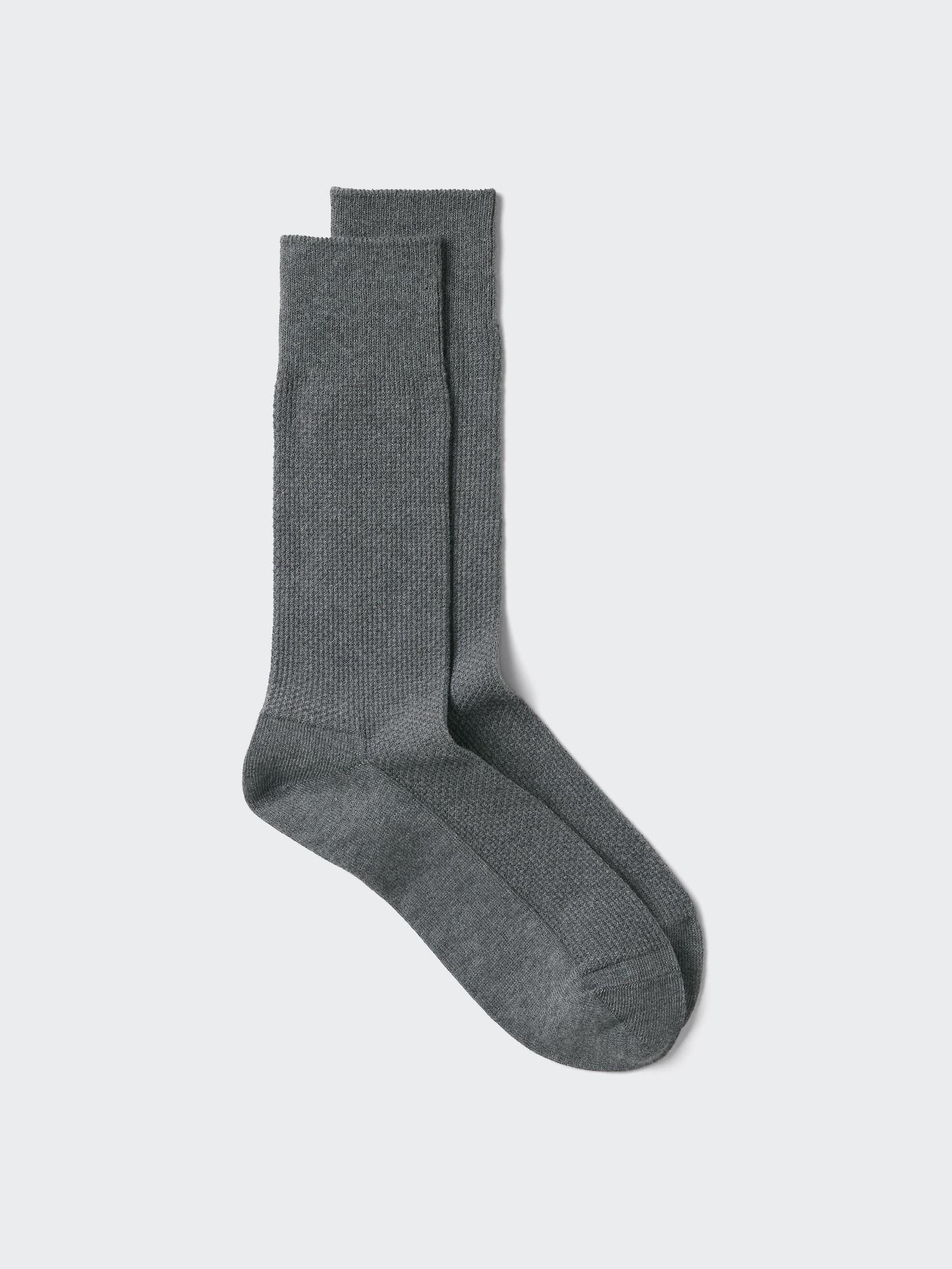 

Uniqlo Supima Cotton Blend Pique Socks 08 DARK GRAY/MEN 26cm