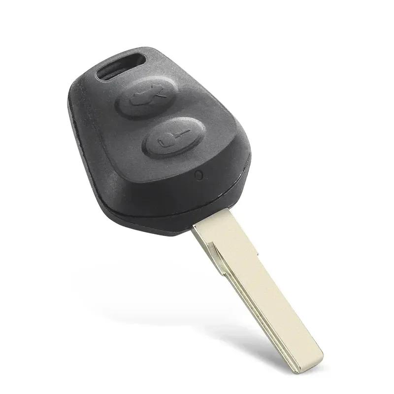 KEYYOU 10 Stück Autoschlüssel für Porsche 911 996 Boxster S 986 2/3 Tasten Fernbedienungsschlüsselgehäuse Leeres Gehäuse Unbeschnittene Klinge Autozubehör