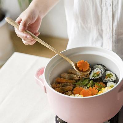 Durable Japanese Sauce for Kitchen Long Handle Scoop Tableware Stir Spoon Colander Soup Spoon