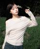 ROSEFRANTZ Layered Shirring Long Sleeve [Beige]