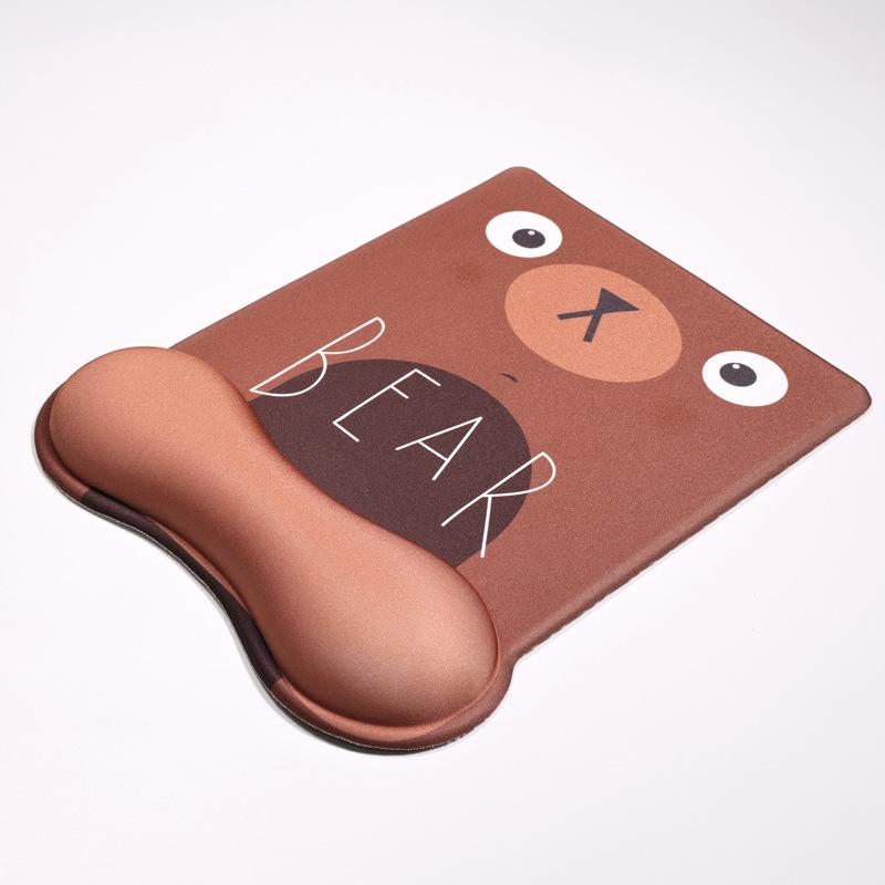 2PCS Cartoon Wrist Mouse Pad Set, Soft Memory Foam Wrist Rest for Computer, Ergonomic Cushion for Keyboard Mouse