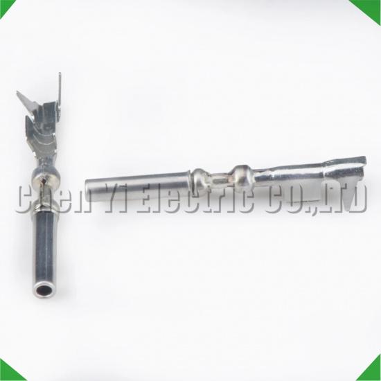 50 Pcs 1.0 mm Male or Female wire Crimp Pins For 3-1447221-3 Sheath Automotive Connectors Wire harness Plug