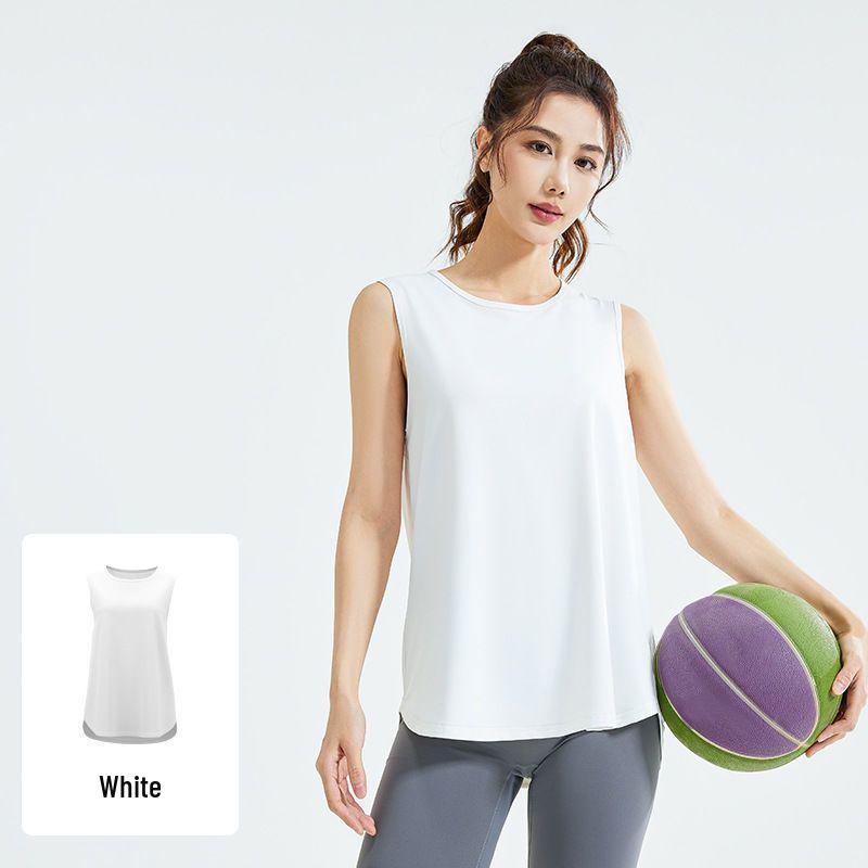 

Women s Mesh Splicing Yoga Vest - Stylish Back Design for Running, Training, and Fitness M for 90-100 lbs