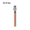M12 Waterproof Aviation Plug Cable: 2P-6P Multi-Core Sensor Connection with Flange Mount M/F Connector.