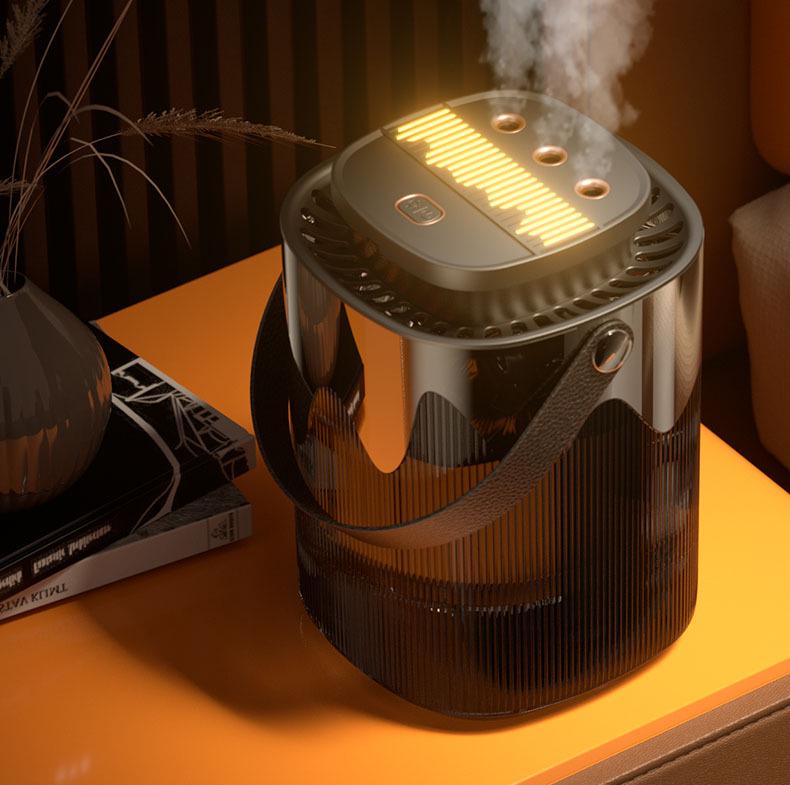 3L High Capacity Humidifier with Triple Nozzles – Portable High Mist Volume Atomizer for Home and Office.